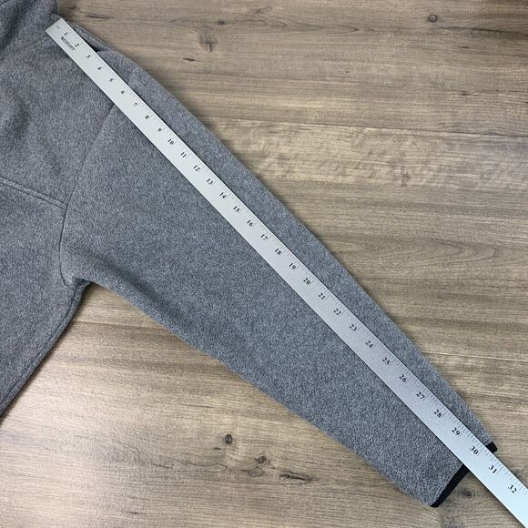 Mens USA Olympics JCPenney Fleece Jacket Size XL Mens Gray 1/2 Zip Pockets - Picture 7 of 11